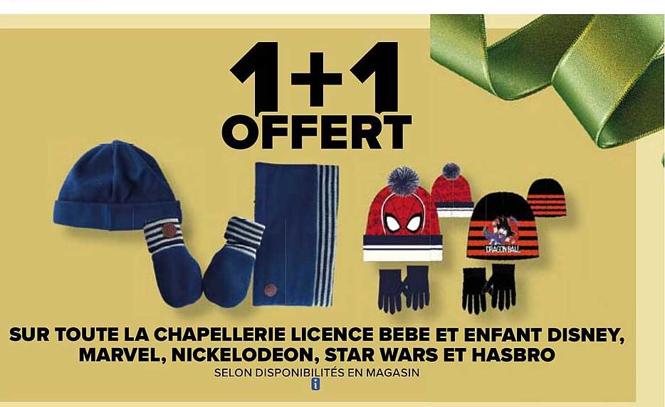 Chapellerie Licence Bébé Et Enfant Disney, Marvel, Nickelodéon, Star Wars Et Hasbro