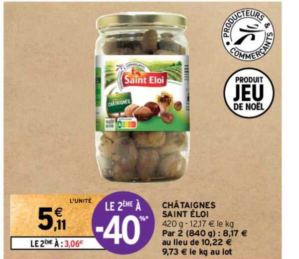 Châtaignes Saint éloi