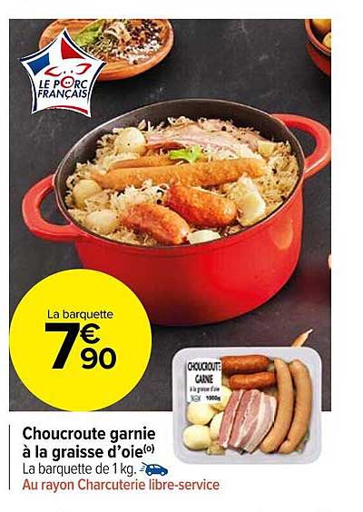 choucroute garnie à la graisse d'oie