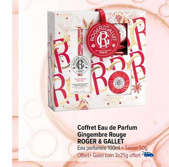 Coffret Eau De Parfum Gingembre Rouge Roger & Gallet