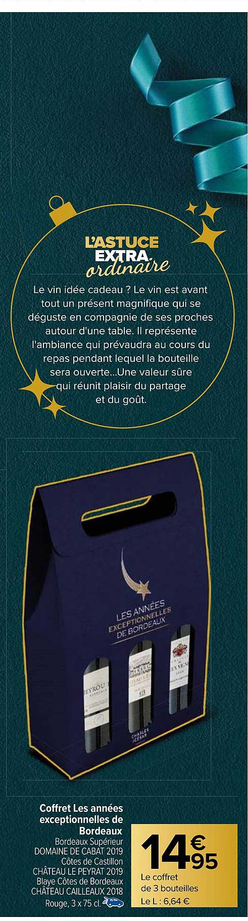 coffret les années exceptionnelles de bordeaux