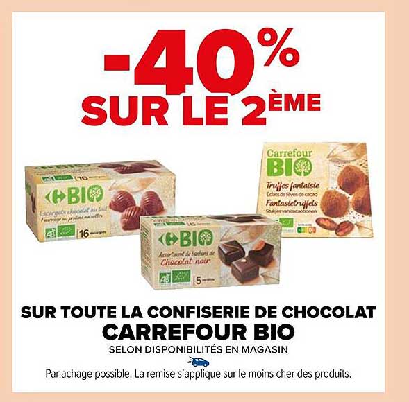Confiserie De Chocolat Carrefour Bio
