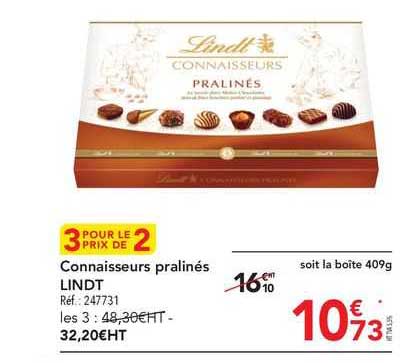 Connaisseurs Pralinés Lindt
