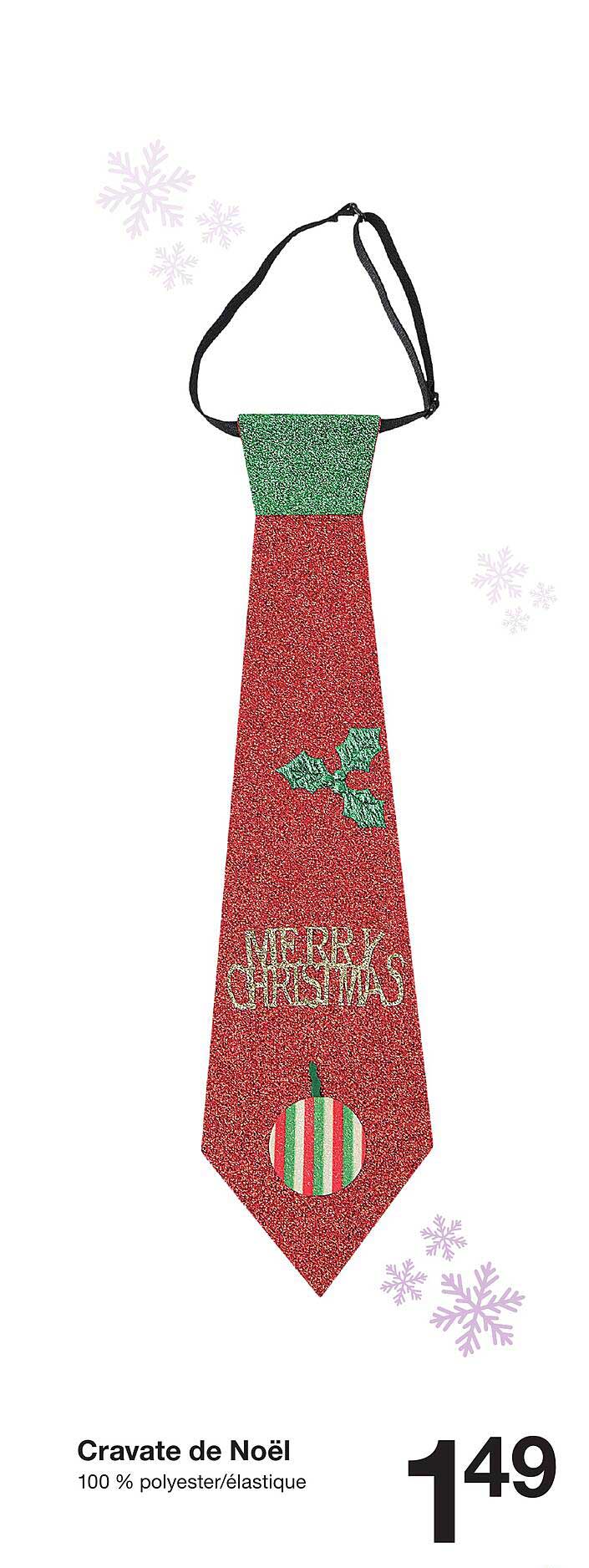 cravate de noël