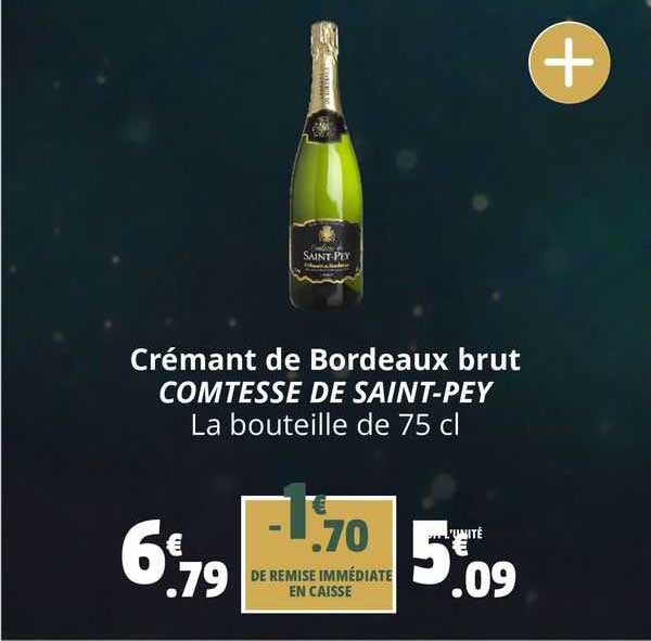 crémant de bordeaux brut comtesse de saint-pey