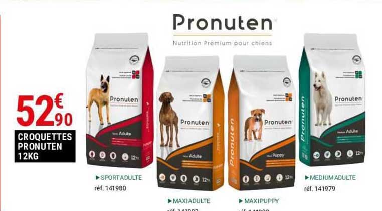 croquettes pronuten 12 kg