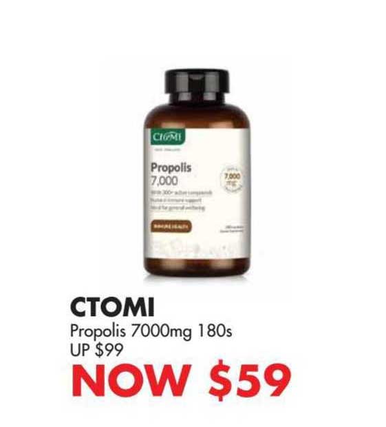 Ctomi Propolis 7000mg 180s