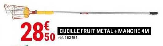 Cueille Fruit Métal + Manche 4 M