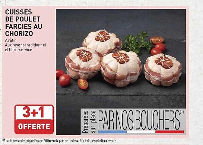 Cuisses De Poulet Farcies Au Chorizo