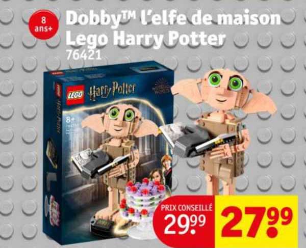 dobby l'elfe de maison lego harry potter 76421