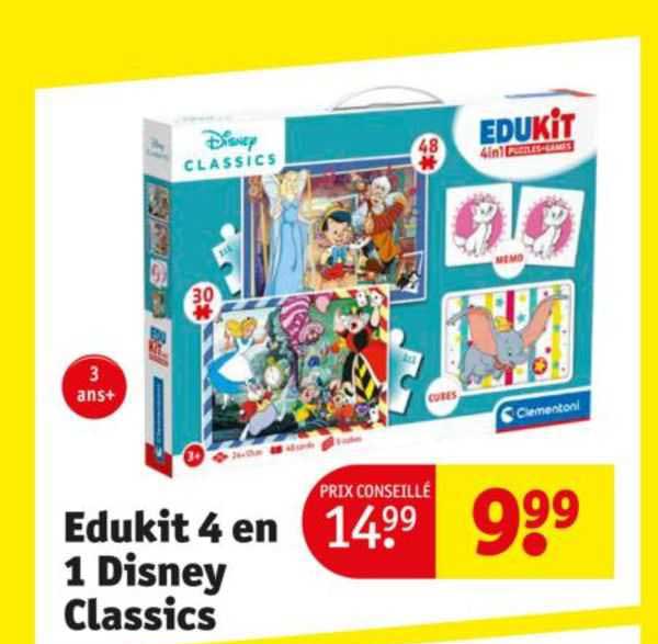 edukit 4 en 1 disney classics