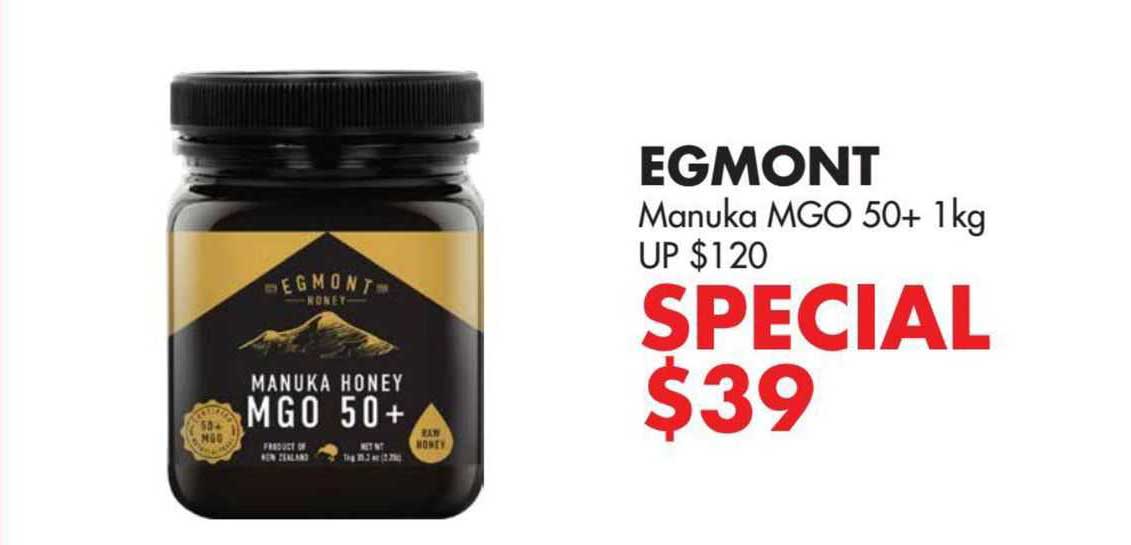 egmont manuka mgo 50+ 1kg