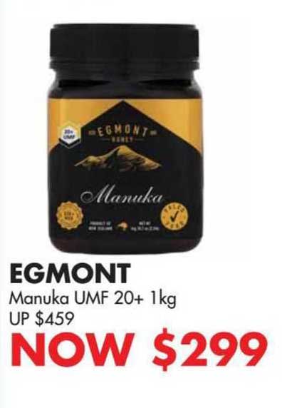 egmont manuka umf 20+ 1kg