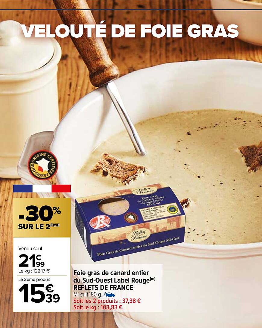 Foie Gras De Canard Entier Du Sud-ouest Label Rouge Reflets De France
