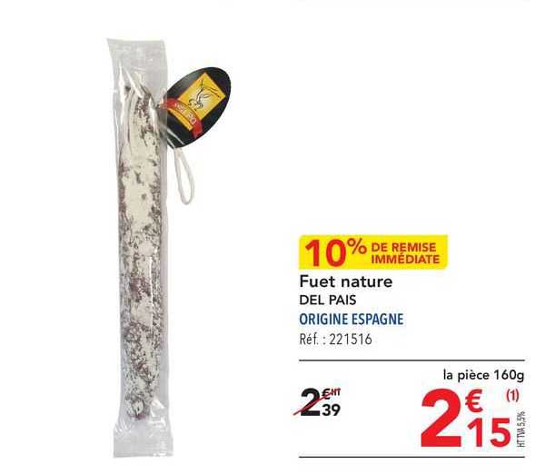 Fuet Nature Del Pais