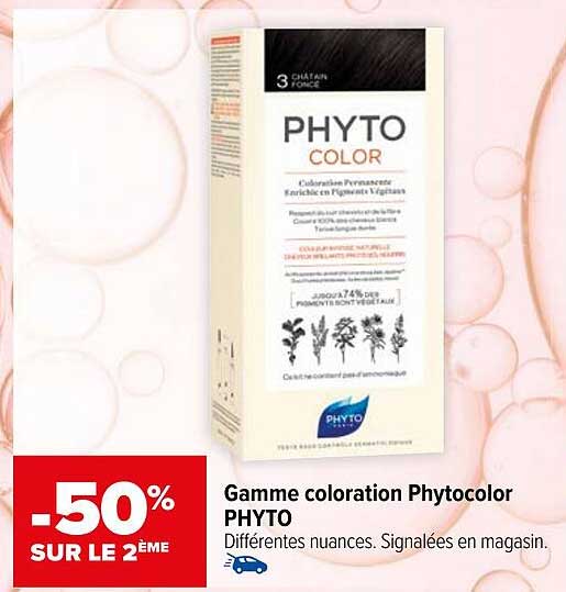 gamme coloration phytocolor phyto