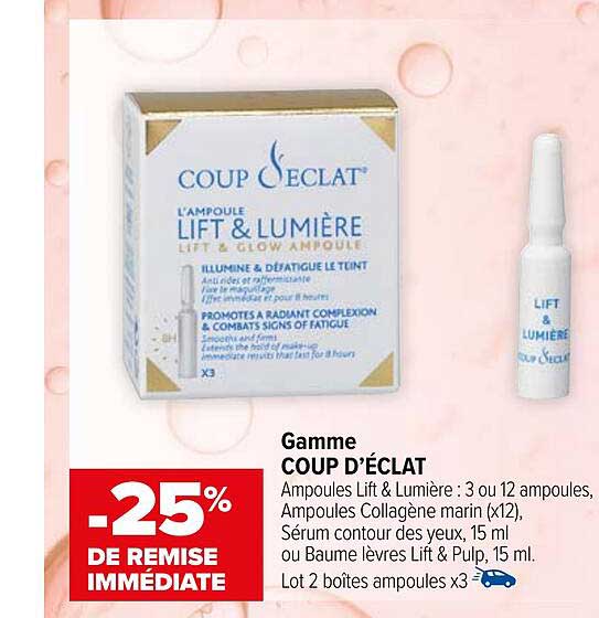 gamme coup d'éclat