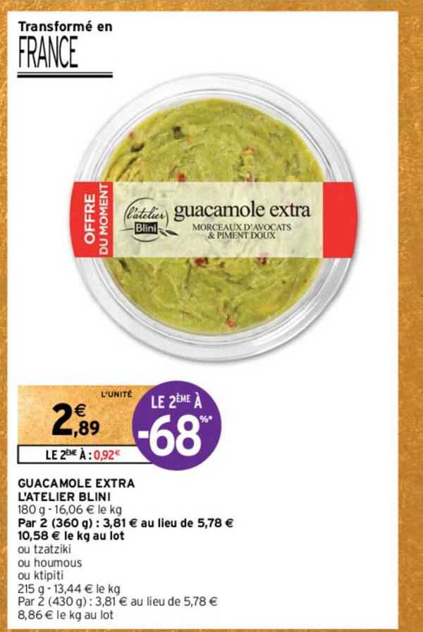 guacamole extra l'atelier blini
