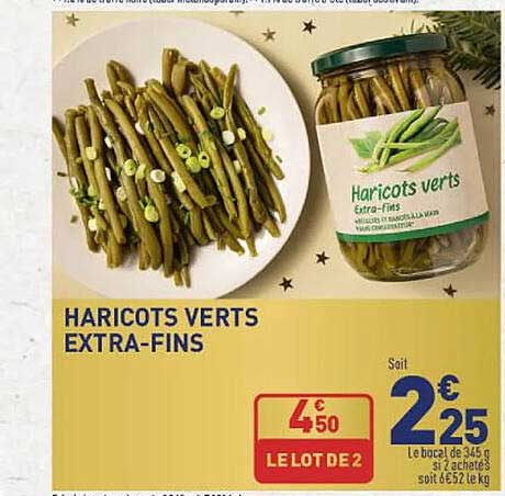haricots verts extra-fins