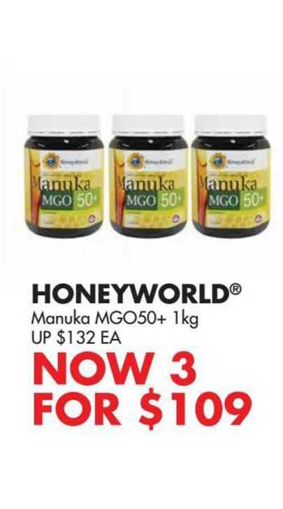 honeyworld manuka mgo50+ 1kg