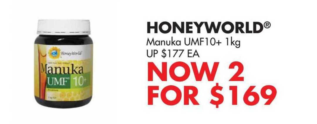 honeyworld manuka umf10+ 1kg