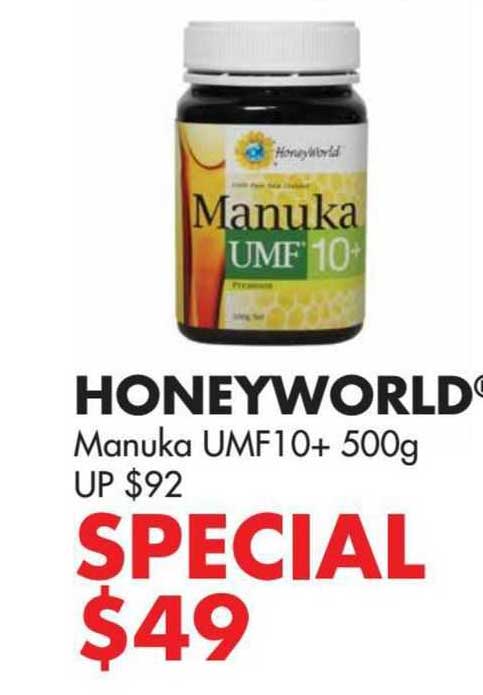 honeyworld manuka umf10+ 500g
