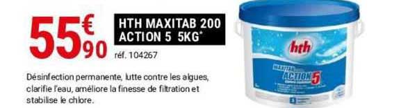 hth maxitab 200 action 5 5 kg