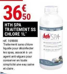 hth spa traitement ss chlore 1 l