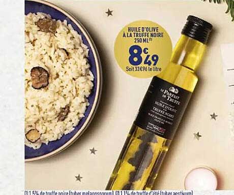 Huile D'olive à La Truffe Noire 250 Ml