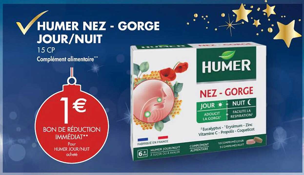humer nez - gorge jour / nuit