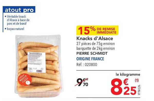 knacks d'alsace pierre schmidt