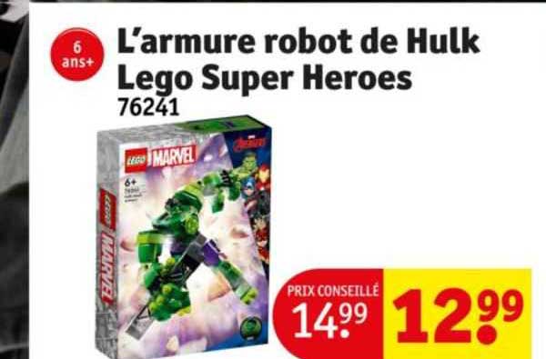 l'armure robot de hulk lego super heroes 76241