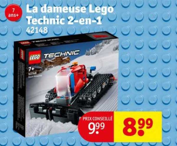 la dameuse lego technic 2-en-1 42148
