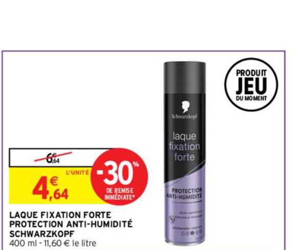 laque fixation forte protection anti-humidité schwarzkopf