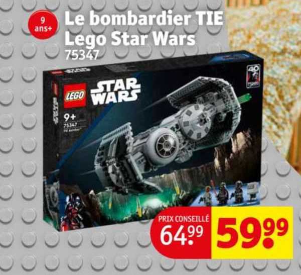 le bombardier tie lego star wars