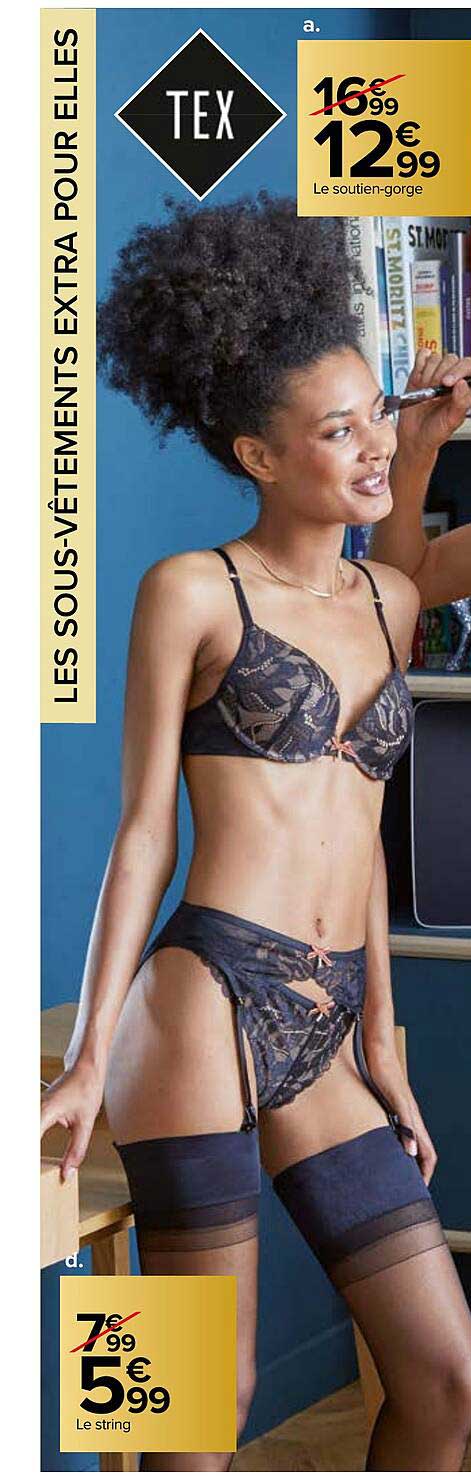 le soutien-gorge, le string