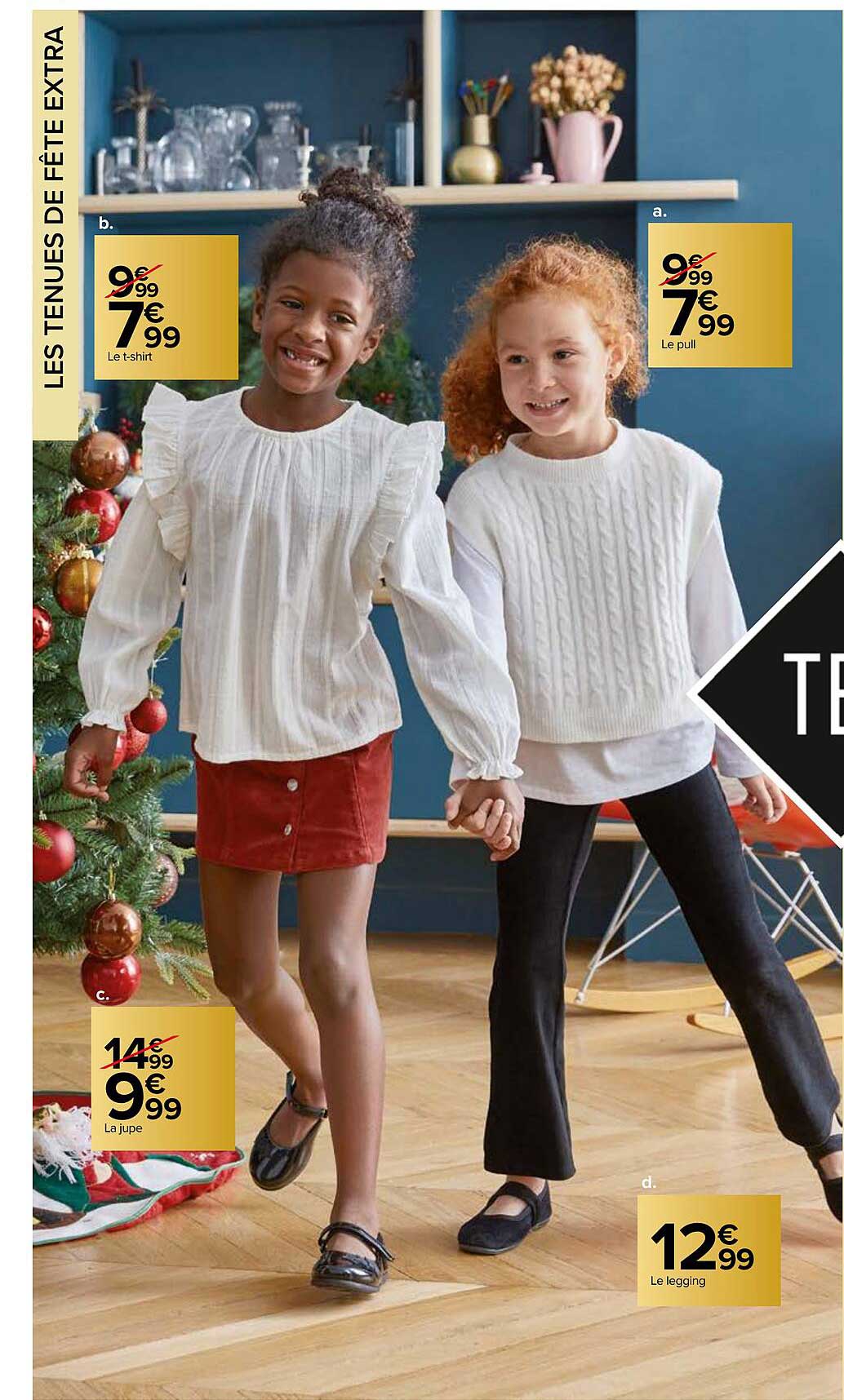 le t-shirt, le pull, la jupe, le jogging