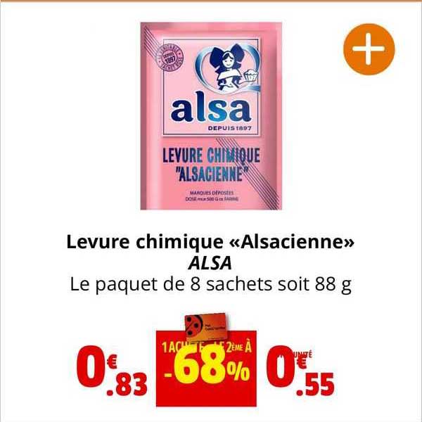 levure chimique «alsacienne» alsa