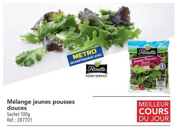 mélange jeunes pousses douces