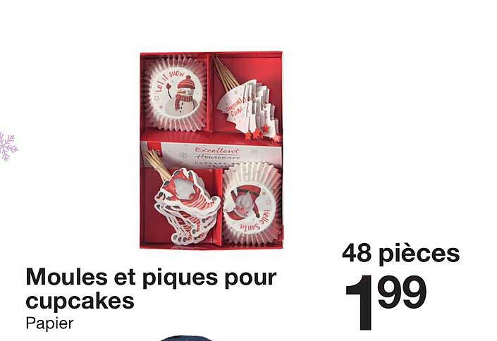 Moules Et Piques Pour Cupcakes