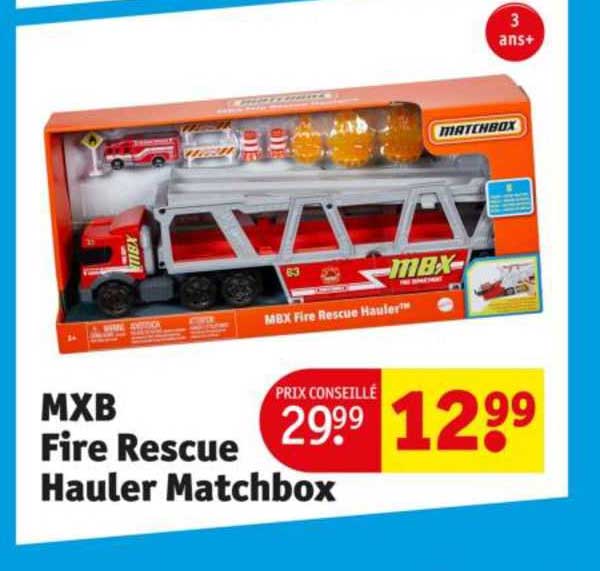 mxb fire rescue hauler matchbox