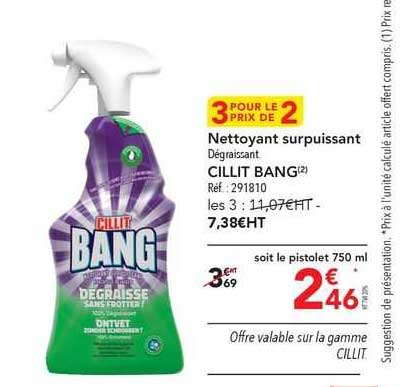 nettoyant surpuissant cillit bang