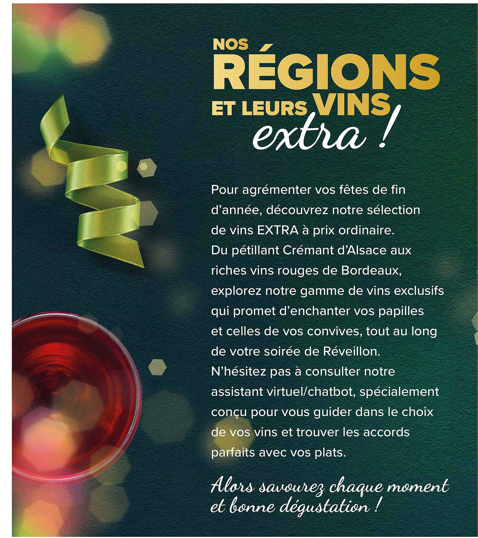 nos régions et leurs vins extra