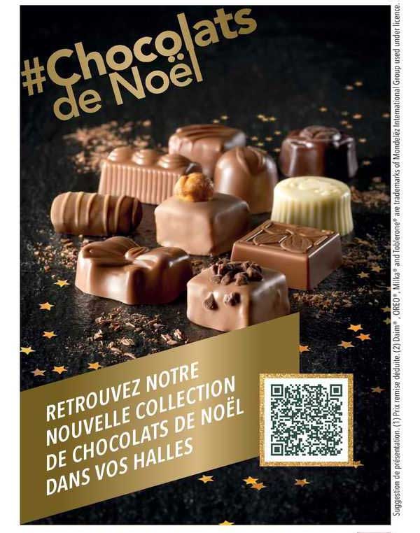 nouvelle collection de chocolats de noël dans nos halles
