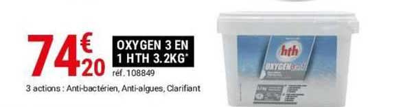 oxygen 3 en 1 hth 3.2 kg