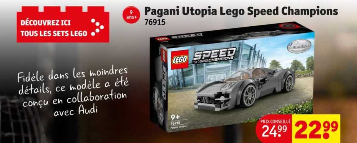 pagani utopia lego speed champion 96916
