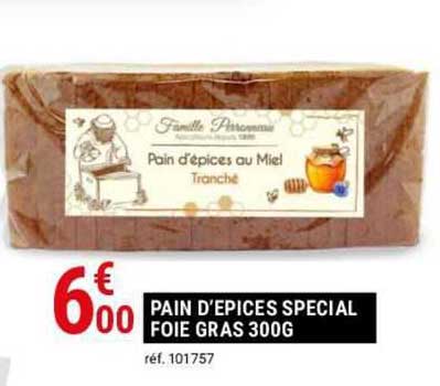 pain d'épices spécial foie gras 300g