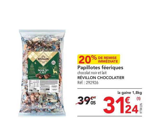 papillotes féeriques révillon chocolatier