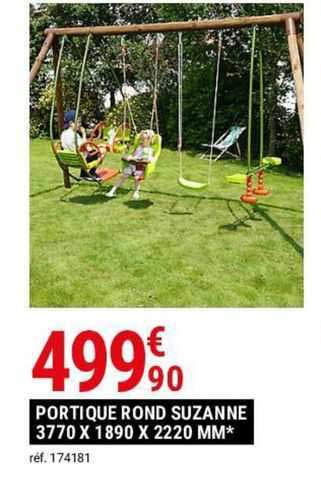 portique rond suzanne 3770 x 1890 x 2220 mm
