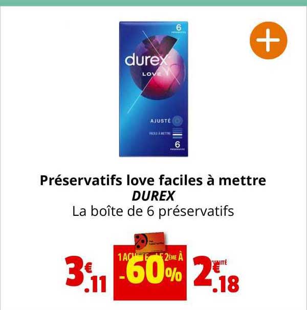 préservatifs love faciles à mettre durex